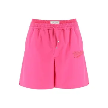 Valentino Casual Shorts Men Pink