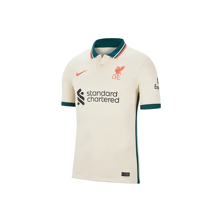 Nike Liverpool FC 2021/22 Dri-Fit Stadium Away SS Jersey Pale Ivory-0