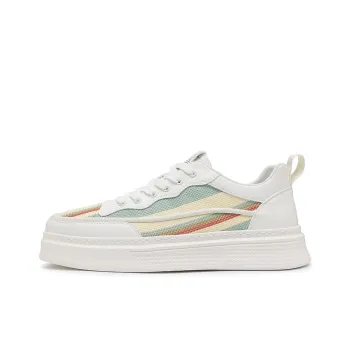 QIUTEXIONG Anti Slip Wear Resistant Low Top Skateboard Shoes Men's
