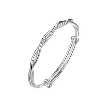 Yuanyanghuangjin 999 Fine Silver Sterling Silver Bracelets Women's