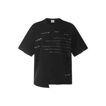 TONYBEAR T Shirts Men Black