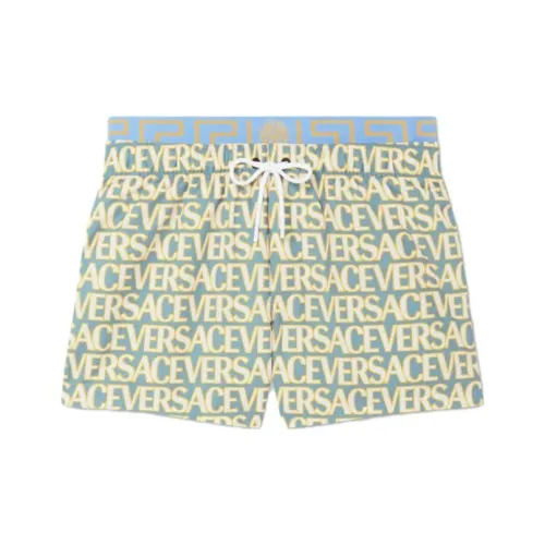 VERSACE Allover Logo Swim Shorts