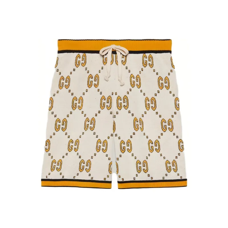 GUCCI Casual Shorts Men Yellow-0