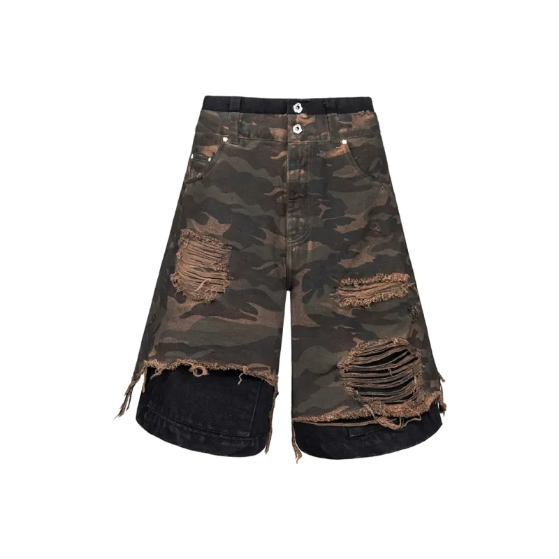 UNDERWATER Cargo Shorts Unisex Camouflage-0