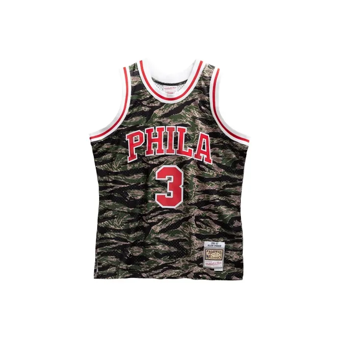 Mitchell Ness Basketball Jerseys Men Camouflage-0