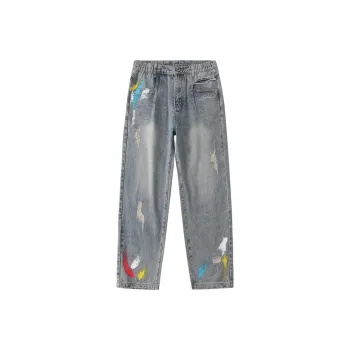LAMLICKA Jeans Unisex Blue