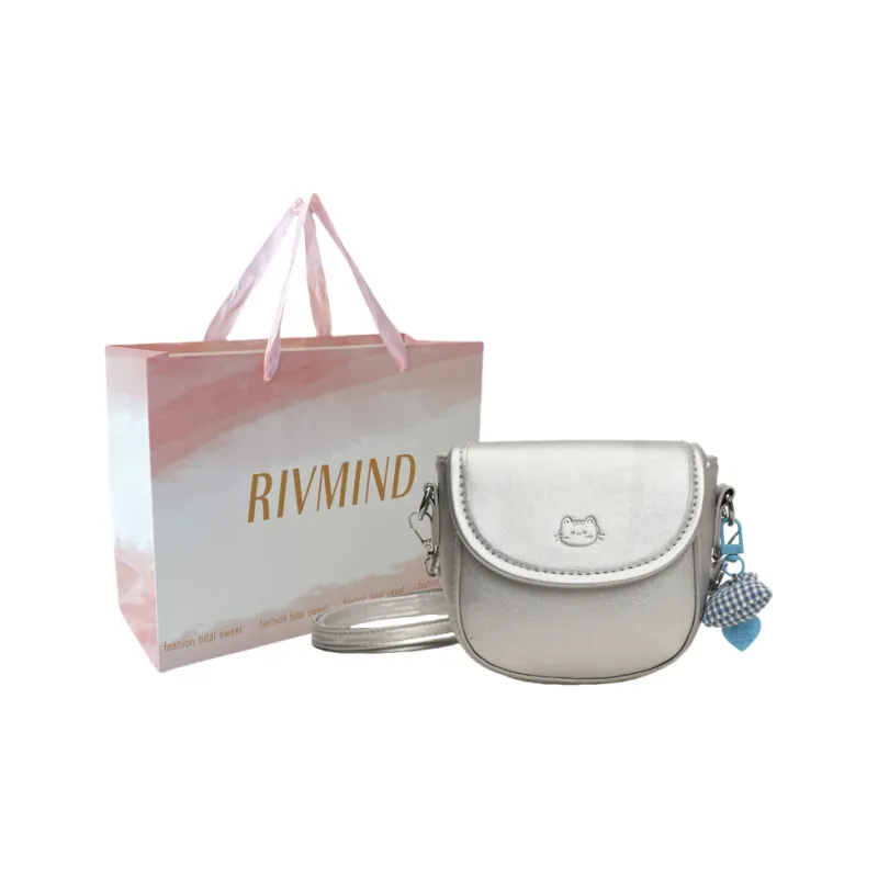 RIVMIND PU Shoulder Bag Crossbody Bag Regular Women's White/Silver/Black/Pink/Red-1