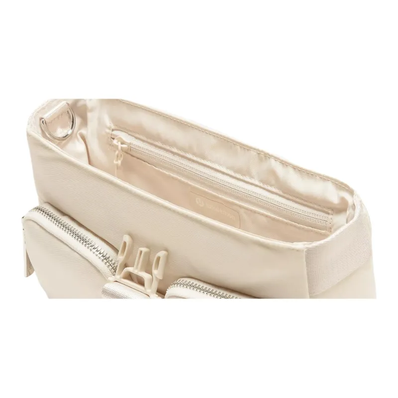 Lululemon Nylon Shoulder Bag, Crossbody Bag Women's Light Ivory-3