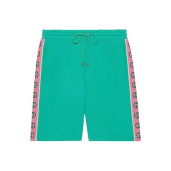 GUCCI Pineapple Casual Shorts Men Green