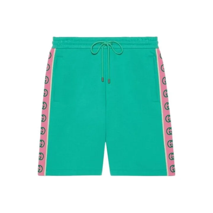 GUCCI Pineapple Casual Shorts Men Green-0