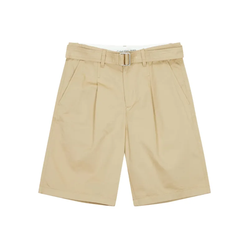 CALVIN KLEIN Casual Shorts Men's Beige-0