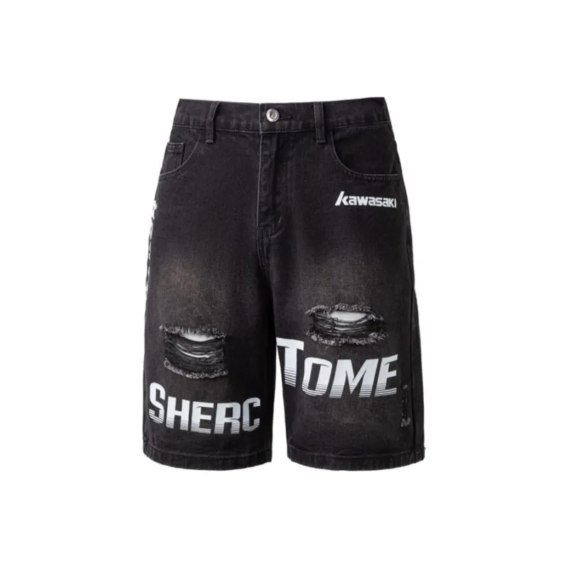 Kawasaki Denim Shorts Unisex-6