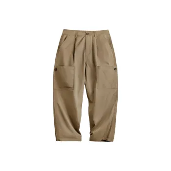 MADEN Casual Pants Men Khaki