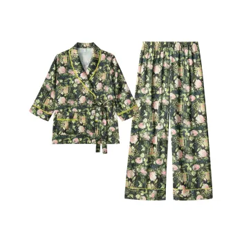 Shanghai Story Pajama Set Women's Rose Grove