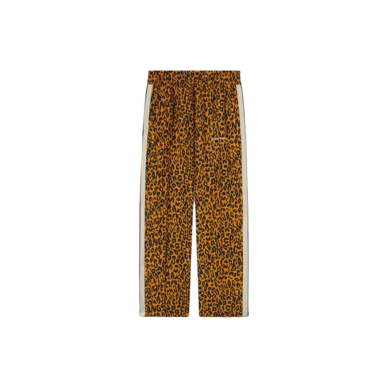 PALM ANGELS Cheetah Printed Straight Leg Track Pants-0