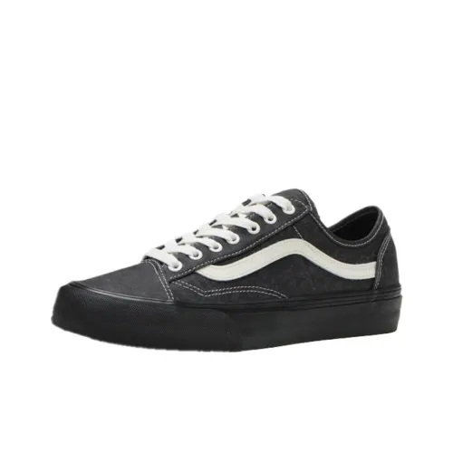 Vans Style 36 Anti Slip Wear Resistant Low Top Skateboard Shoes Unisex Black