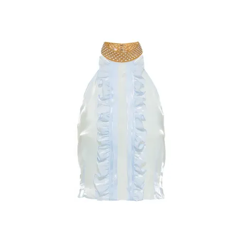 MIU MIU Tank Tops Women's Sky Blue