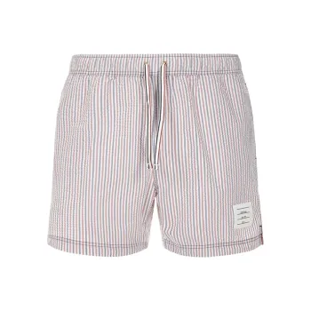 THOM BROWNE Beach Shorts Men Pink