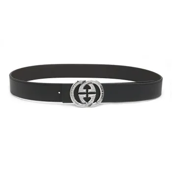 Lanza Cow Split Leather Belts Unisex Width 3.8CM