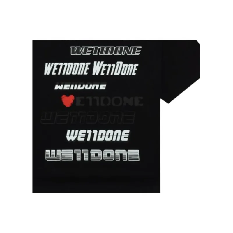 WE11DONE Logo print Cotton T shirt-2