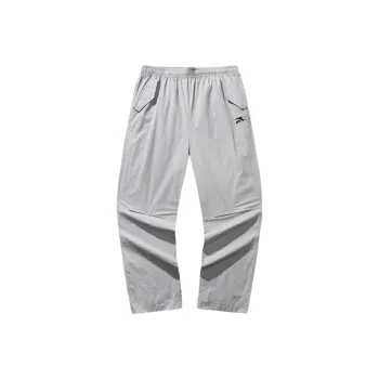Anta Sports Lifestyle Collection Lifestyle Collection Casual Pants Men's Durable Gray