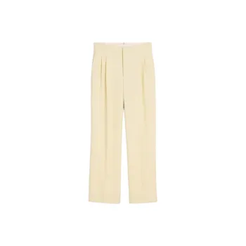 AMIPARIS Pressed Crease Pleated Trousers