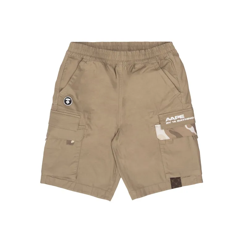 Aape By *A Bathing APE® Logo appliqué Cargo Shorts-2
