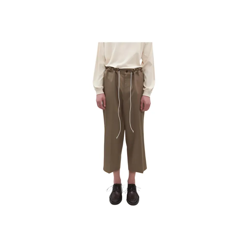LA GARCONNE SS24 Casual Pants Men's Brown-0
