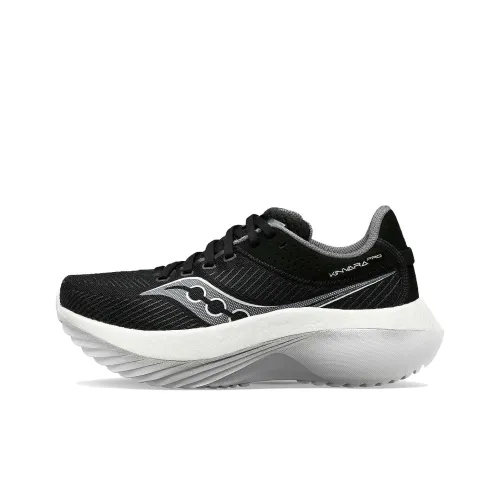 Saucony Kinvara Pro Anti Slip Wear Resistant Low Top Training Running Shoes Women's Black