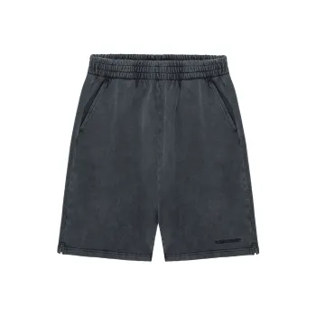 CLIMAX VISION Casual Shorts Unisex Washed Black