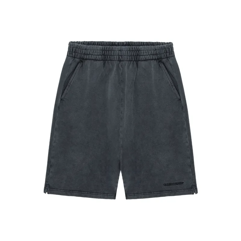 CLIMAX VISION Casual Shorts Unisex Washed Black-0