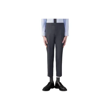 THOM BROWNE Mid rise Skinny leg Tailored Trousers