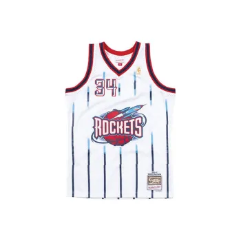 Mitchell Ness Houston Rockets 1996 97 Hakeem Olajuwon Swingman Jersey