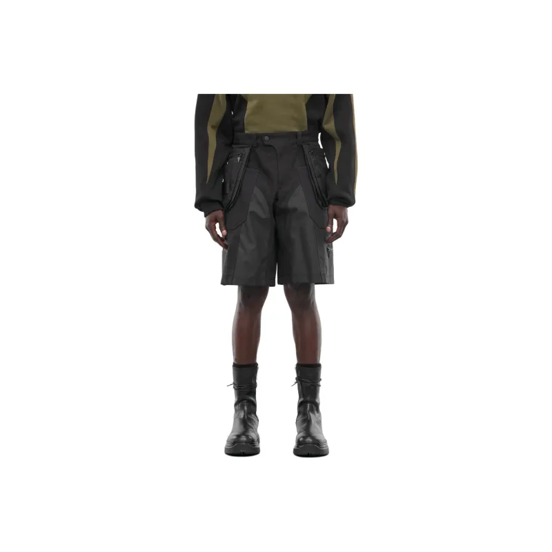 Mugler Panelled Cargo Shorts-0