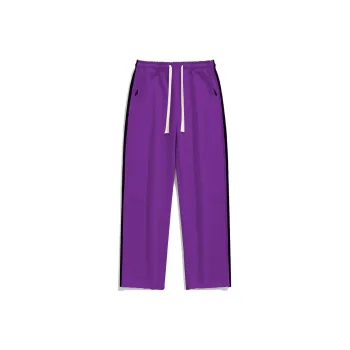 Lulifama Casual Pants Unisex Dark Purple