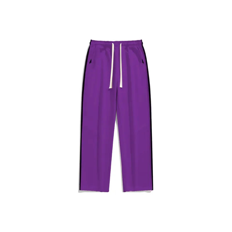 Lulifama Casual Pants Unisex Dark Purple-0