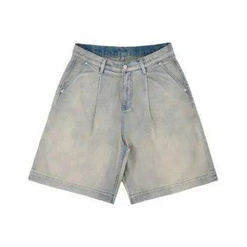 Vandy The Pink Denim Shorts Unisex Light Blue