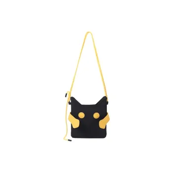 NOXXON Nylon Crossbody Bag, Shoulder Bag Women's Obsidian Black/Nude Pink
