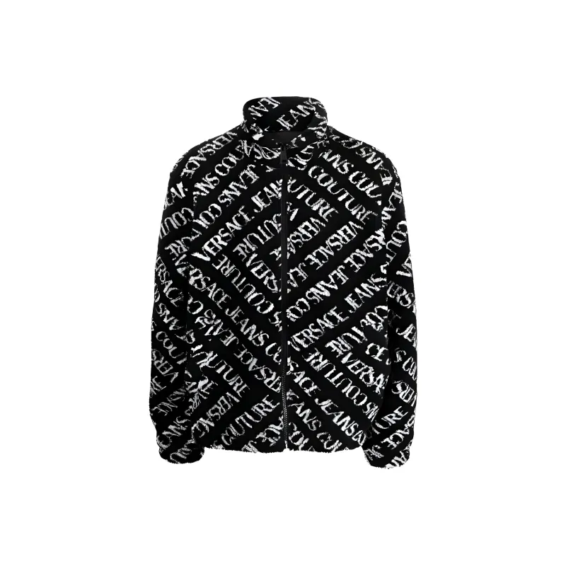 VERSACE JEANS COUTURE Logo Printed Zipped Bomber Jacket-0