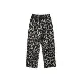 Dark Color Leopard Print Pants