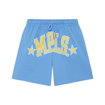 Mitchell Ness Casual Shorts Unisex Blue