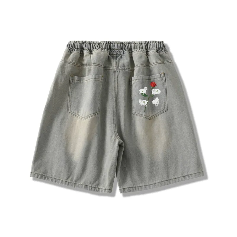 JCUI Denim Shorts Unisex-6
