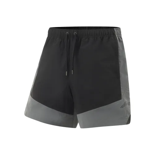 LiNing Professional Basketball Series Casual Shorts Men's Black/Asphalt Gray