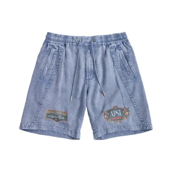 AlphaStyle Denim Shorts Unisex