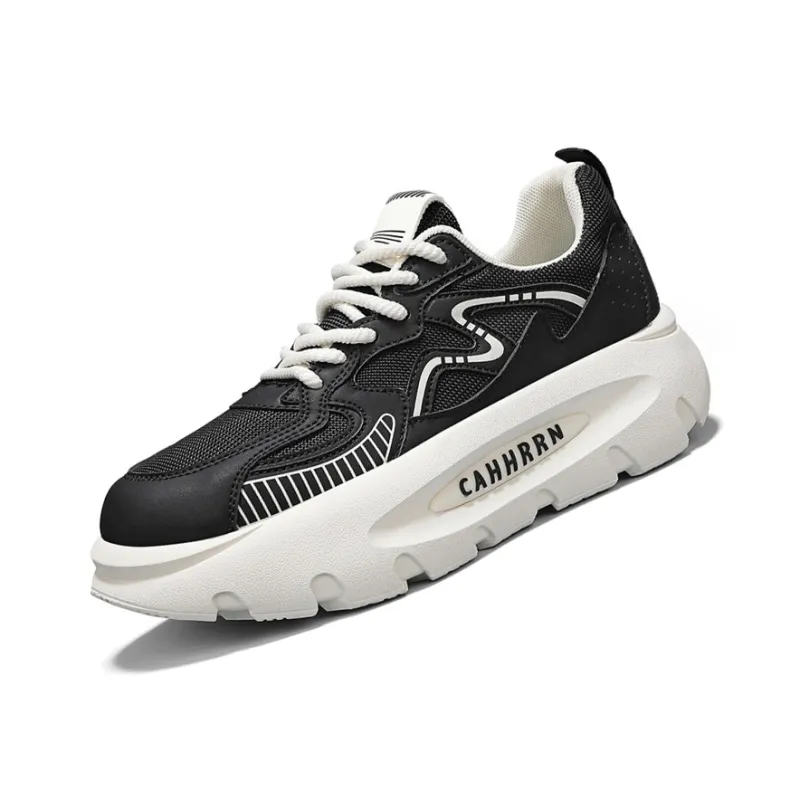 Frank Mully Abrasion Resistant Height Increasing Rebound Low Top Casual Shoes Men's-1