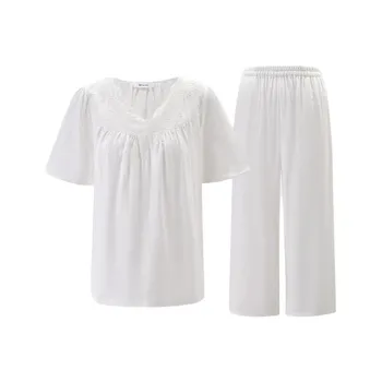 MY BODY Pajama Set Women's White