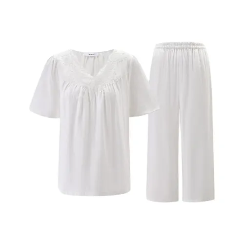 MY BODY Pajama Set Women's White