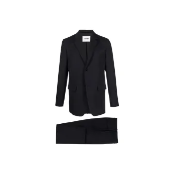 JIL SANDER Business Suits Men Black