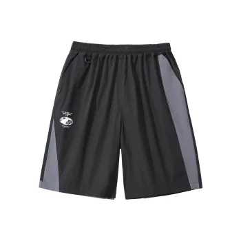 FLOAT Casual Shorts Men Black Gray Color