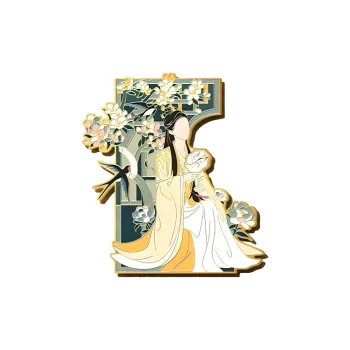 TENGXUNSHIPINCAOCHANGDI The Second Season Of 'Qing Yu Year' Metal Badge Anime / Games Fridge Magnets